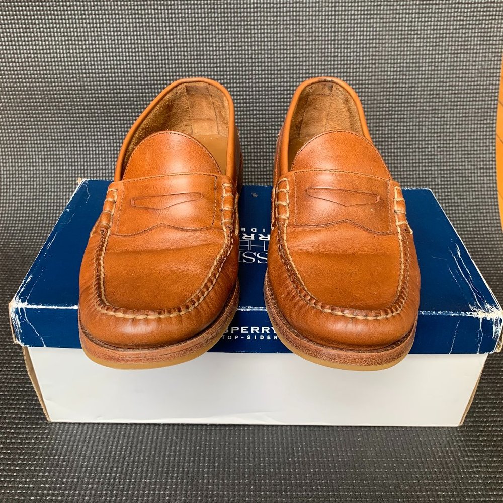 [Sz 11] LL Bean Signature Leather Slip On Loafers | 11